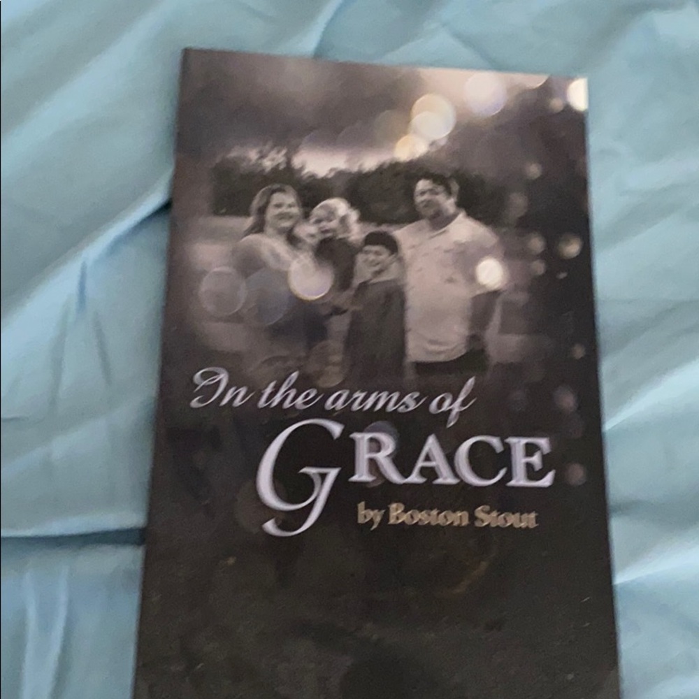 In the arms of grace is a book about my life